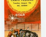 Bullfight Campo Pequeno Brochure Lisbon Portugal 1966 - £14.24 GBP