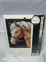 Dimensions Favorite Pony Counted Cross Stitch Kit 6974 Sealed 5x7&quot; 13x18... - £17.08 GBP