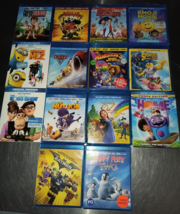 Lot of 14 Animated Kids/Family Blu-rays - SpongeBob, Despicable Me, Boss Baby+++ - £43.01 GBP