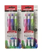 2 - Uni-ball 207 Retractable Gel Pens 0.7mm - Inspiration - Pink, Violet... - £6.69 GBP