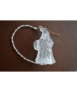 Pig Tail Ice Clear Santa Claus Christmas Tree Holday Lighted Light Up Or... - £10.66 GBP