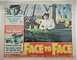 1952 Face to Face Original Lobby James Mason Robert Preston RKO Picture - £18.37 GBP