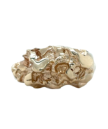 10k Yellow Gold Size 5 Nugget Ring 3.9g - $6,723.94 CAD