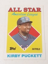 Kirby Puckett Minnesota Twins 1988 Topps All Star Card #391 - £0.76 GBP