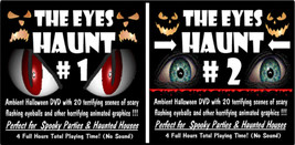 Animated Halloween Video Effect - The EYE&#39;S HAUNT #1 &amp; #2 DVD Haunted House Prop - £11.28 GBP