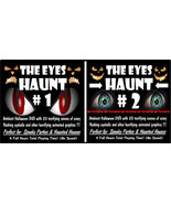 Animated Halloween Video Effect - The EYE&#39;S HAUNT #1 &amp; #2 DVD Haunted Ho... - £11.36 GBP