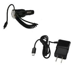 2 AMP Car Charger + Wall Travel Home Charger for ZTE Quartz Z797C - £23.53 GBP
