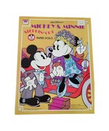 Vintage Disney Mickey &amp; Minnie Mouse Steppin&#39; Out Paper Doll Book 1977 W... - £15.21 GBP