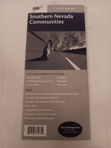 AAA Folded Map City Series Southern Nevada Communities 2005 Edition Mint - $14.99