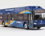 5.75 Inch MTA NYC Flyer Xcelsior Electric Bus HO 1/87 Scale Diecast Model - £31.15 GBP