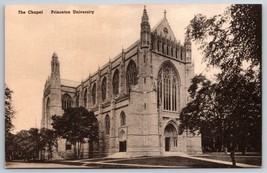 Chapel Princeton University Princeton NJ New Jersey Albertype DB Postcard K10 - $4.90