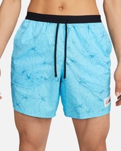 Nike Flex Stride D.Y.E. Running Shorts 7&quot; Brief Lined Blue Black Small - £38.67 GBP