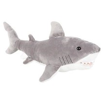New 14&quot; GREAT WHITE SHARK PLUSH Stuffed Animal Plush Toy - $9.46