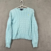 Ralph Lauren Womens Blue Long Sleeve Pullover Cardigan Sweater Size Medium - £19.77 GBP