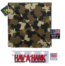 USA MADE Hav-A-Hank John Deere CAMO Camouflage Bandana Head Neck Wrap Face Scarf - £7.96 GBP