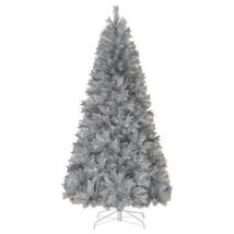 Artificial Xmas Tree with Branch Tips and Warm White LED Lights-7FT - Co... - $120.00