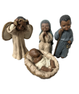 MARTHA HOLCOMBE - ALL GOD&#39;S CHILDREN  4 PIECE NATIVITY MARY, JOSEPH &amp; Jesus - £50.22 GBP