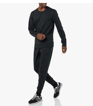 Goodthreads Men&#39;s Washed Fleece Sweatshirt &amp; Matching Jogger Pants Outfi... - $25.74