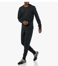 Goodthreads Men&#39;s Washed Fleece Sweatshirt &amp; Matching Jogger Pants Outfi... - £20.24 GBP