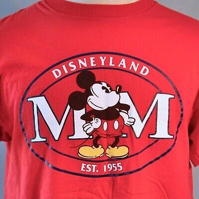 Primary image for Disneyland Mickey Mouse Inc Vtg L T-Shirt Large Mens Disney Est 1955 Made In USA