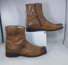 Frye Men Smith Engineer Shoes (8.5 D) Tan 3487077-TAN - $91.86