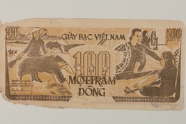 1951 North Vietnamese 100 Dong Note // Communist Vietnam // Pick#35 - £39.90 GBP