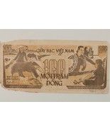 1951 North Vietnamese 100 Dong Note // Communist Vietnam // Pick#35 - $67.12 CAD