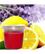 Lavender &amp; Lemon Scented Soy Wax Candle Melts Shot Pots, Vegan, Hand Poured - £12.75 GBP+