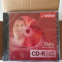 Imation CD-R 10 Pack Storage Media 700MB 52X 80 Min in Jewel Cases #17331 NEW - £12.74 GBP