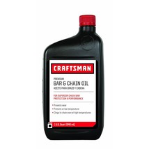 Craftsman CMXG0AWBCPL Premium Bar &amp; Chain Oil - 1 Quart - $24.99