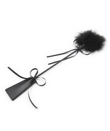 PU Leather Whip Flogger Handle Spanking With Black Bow Ribbon - $18.00