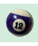 12 Twelve Pool Billiard Ball 2.25&quot; Stripe 2 1/4&quot; Standard Vintage Replac... - $13.47