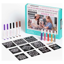 Dream Studio DIY Temporary Tattoo Body Art Set for Kids with 6 Washable Non-T... - £14.89 GBP