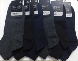 6 Pairs Of Half Socks Short Women&#39;s Virtus Calze Cotton Hot V1222 - £9.94 GBP