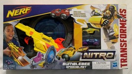 Nerf Nitro Transformers Bumblebee Speedblast Set Hasbro Gamestop Exclusive New - £18.17 GBP