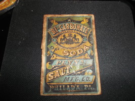 Bi-carbonate of Soda Penna. Salt Mfg Co.,  Philadelphia Cookbook - $8.21 CAD