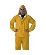 TUFF-ENUFF PLUS S62217MD 2Piece .25mm Double-Ply PVC Jacket Zip Snap Fly... - $641.22 MXN