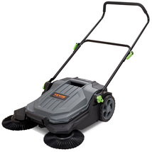 VEVOR Walk-behind Hand Push Floor Sweeper, 25.6&quot; Sweeping Width Sweeper ... - $1,746.79 MXN