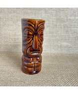 Vintage Fiji Islander Tiki Mug Brown Glaze Souvenir Barware Polynesian - $508.49 MXN