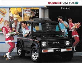 1987 Suzuki SAMURAI Hardtop brochure catalog sheet US 87 - £4.78 GBP