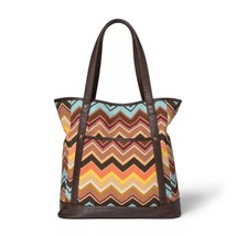 Missoni for Target Brown Chevron Large Shopping Tote Shoulder Bag - $75.00