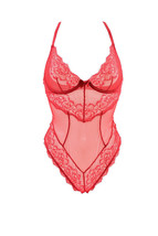 L&#39;AGENT BY AGENT PROVOCATEUR Womens Bodice Lace Elegant Red Size S - $160.80