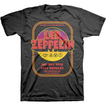 Led Zeppelin 1971 Wembley Official Tee T-Shirt Mens Unisex - £28.04 GBP