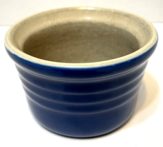 Le Creuset Blue French Stoneware Ramekins Custard Cup Replacement France - $13.59