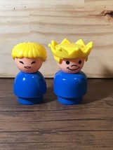 Fisher Price Little People Large Chunky Blonde King &amp;  Large Chunky Blon... - $7.23
