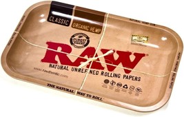 Raw  Brand  Metal Rolling Tray Medium 7 x 11 inches   UPC:  716165154464 - $124.51 MXN