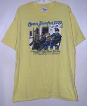 Delbert McClinton Sparta Bluesfest Concert Shirt Vintage 2000 Chief Gillespie XL - £129.78 GBP