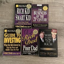 Personal Finance 5 Book Lot Real Estate Robert Kiyosaki Rich Dad - $29.95