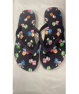 Coach Clementine Rubber Multi Stripe Flip Flops Women&#39;s Size 9 Azure Bla... - $632.86 MXN