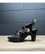 Born Brown Leather Open Toe Heel Sandals Women’s Sz 10 - £23.67 GBP